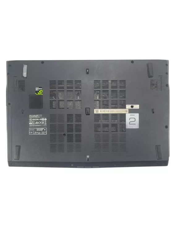LAPTOP MSI GE62 6QC I7 8GB RAM