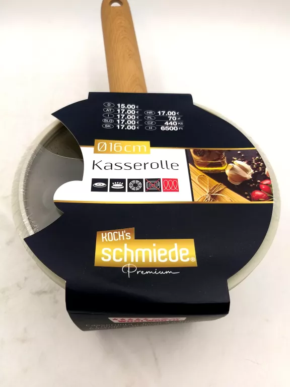 GARNEK KOCH SCHMIEDE PREMIUM 16CM Z POKRYWKĄ