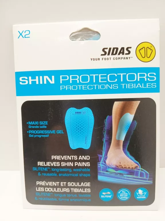 ŻELOWE OCHRANIACZE GOLENI SIDAS GEL 2X