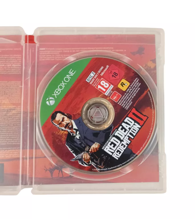 GRA NA XBOX ONE RED DEAD REDEMPTION II PUDEŁKO ZASTĘPCZE