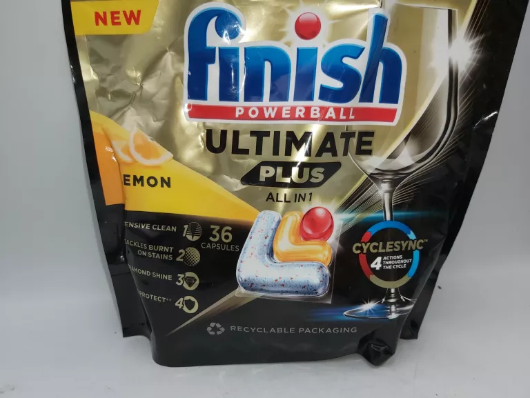 KAPSUŁKI FINISH ULTIMATE PLUS 36 SZT LEMON