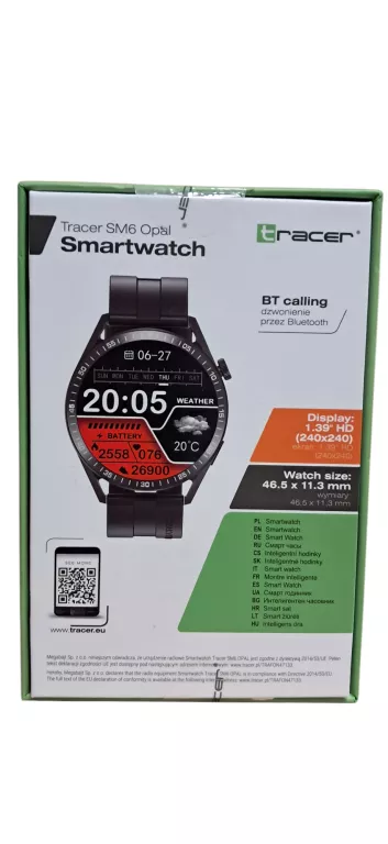 SMARTWATCH TRACER SM6 OPAL