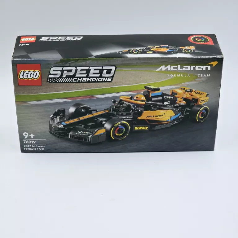 KLOCKI LEGO 76919 SPEED CHAMPIONS SAMOCHÓD WYŚCIGOWY MCLAREN FORMULA 1