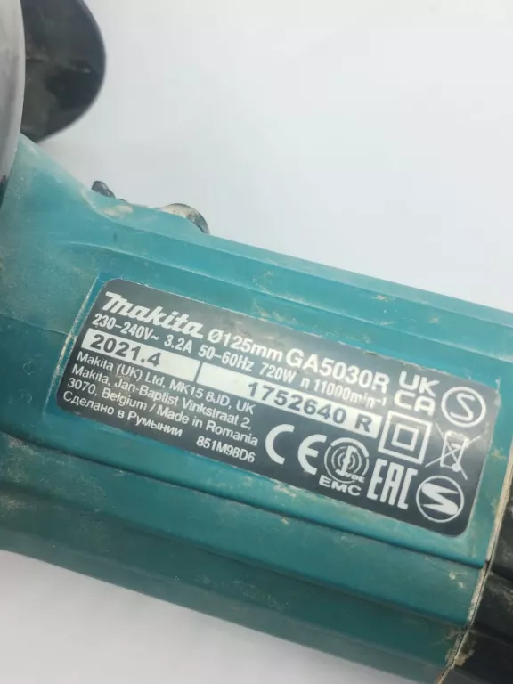 SZLIFIERKA KĄTOWA MAKITA GA5030R