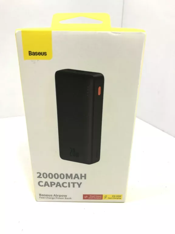 POWERBANK BASEUS 20000MAH PUDEŁKO