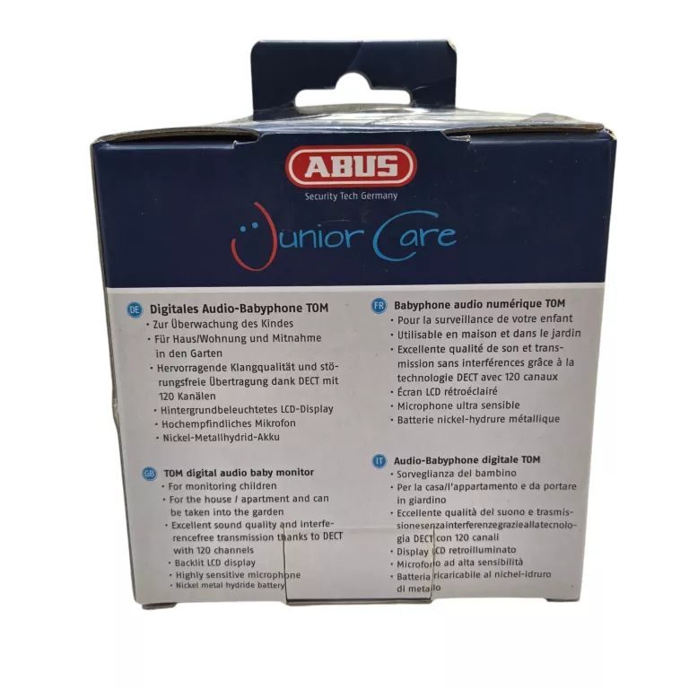 ABUS TOM BABY MONITOR WITH TEMPERATURE SENSOR