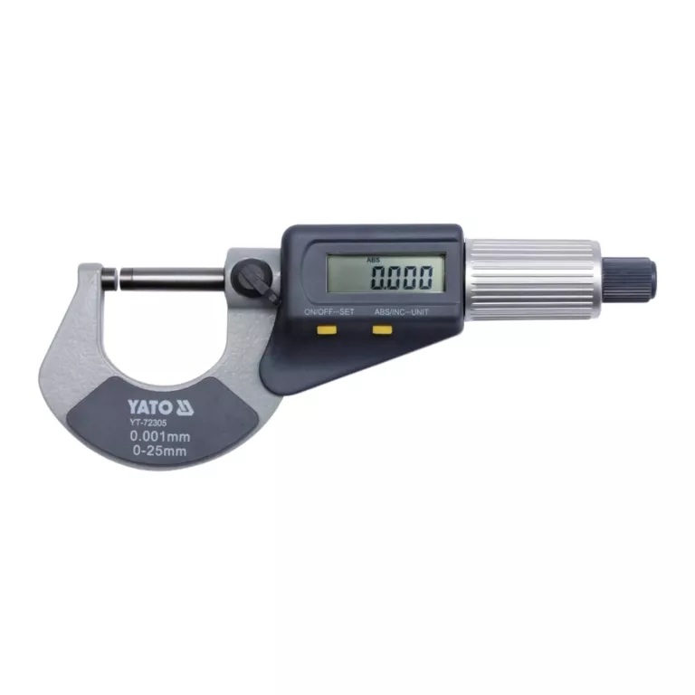 MIKROMETR ELEKTRONICZNY 0-25MM YT-72305 YATO CEFRO