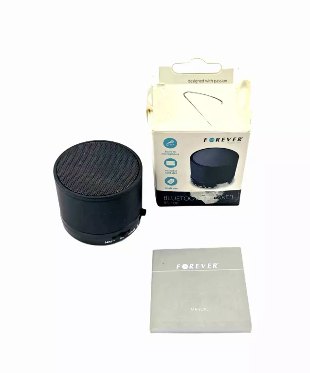 GŁOŚNIK BLUETOOTH FOREVER BS-100 CZARNY