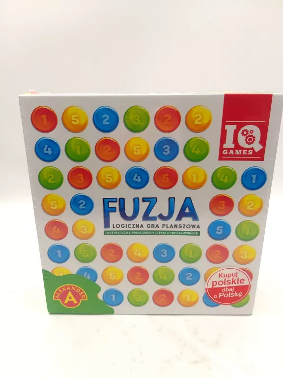 GRA FUZJA ALEXANDER LOGICZNA PLANSZOWA IQ