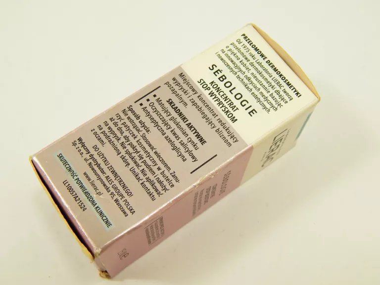 LIERAC SEBOLOGIE KONCENTRAT DWUFAZOWY NA WYPRYSKI 15 ML