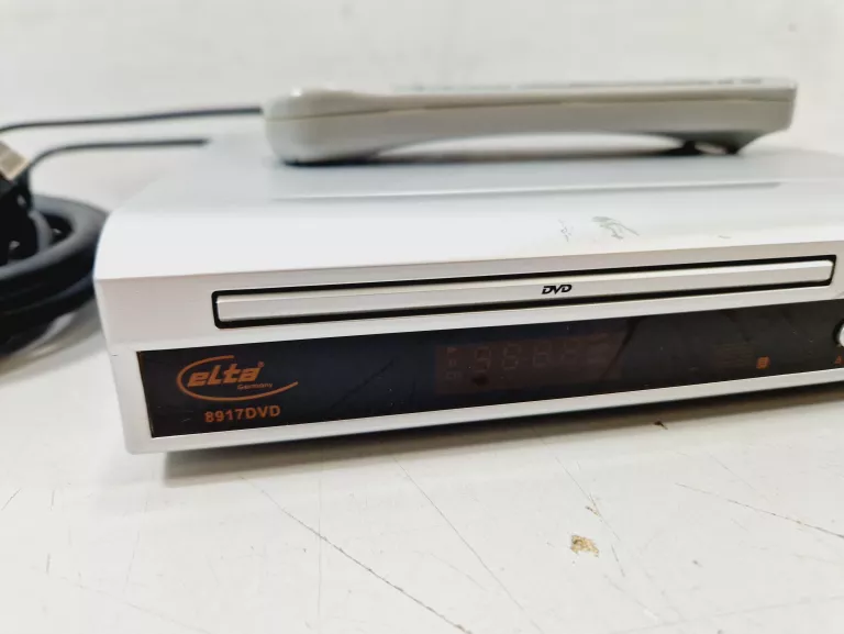 ODTWARZACZ DVD ELTA 8917DVD + KABEL SCART + PILOT | ELTA 8917 DVD