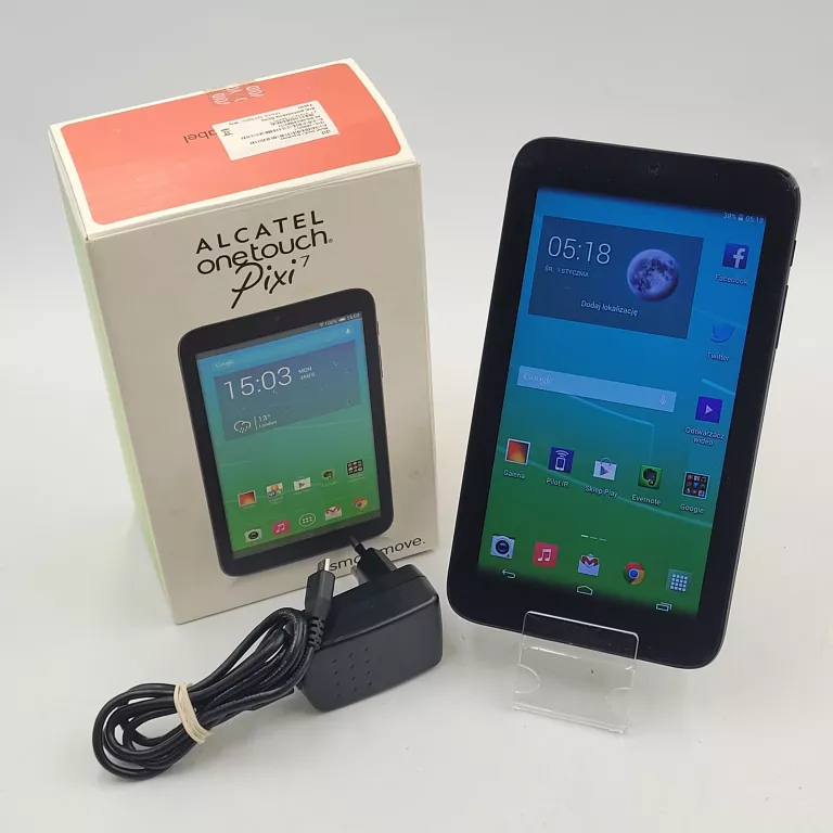 TABLET ALCATEL ONETOUCH PIXI7 SUPER STAN! KOMPLET! POLECAM!