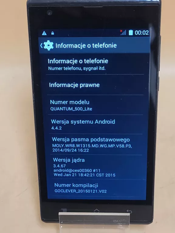 TELEFON GO CLEVER QUANTUM 500 LITE