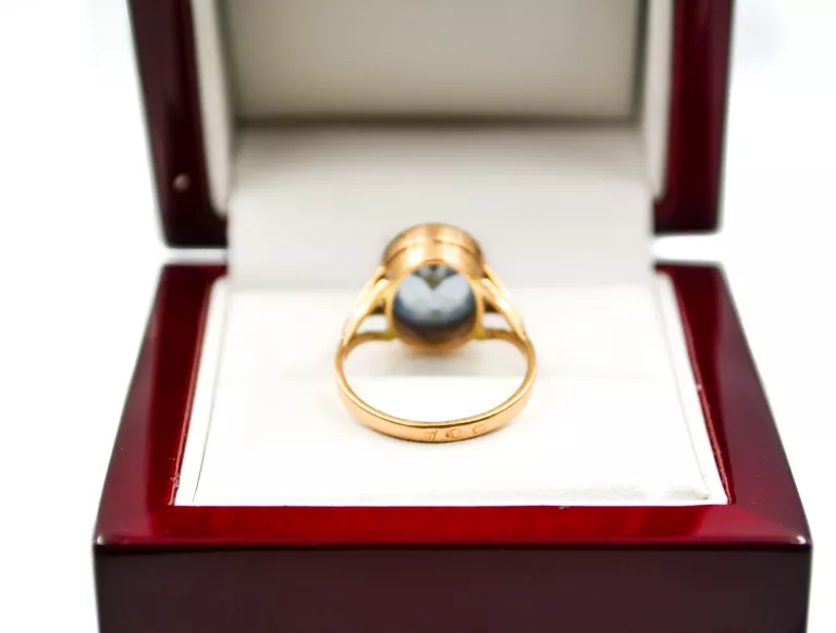 ELEGANCKI ZŁOTY PIERŚCIONEK 3,62G R.13 PR.585