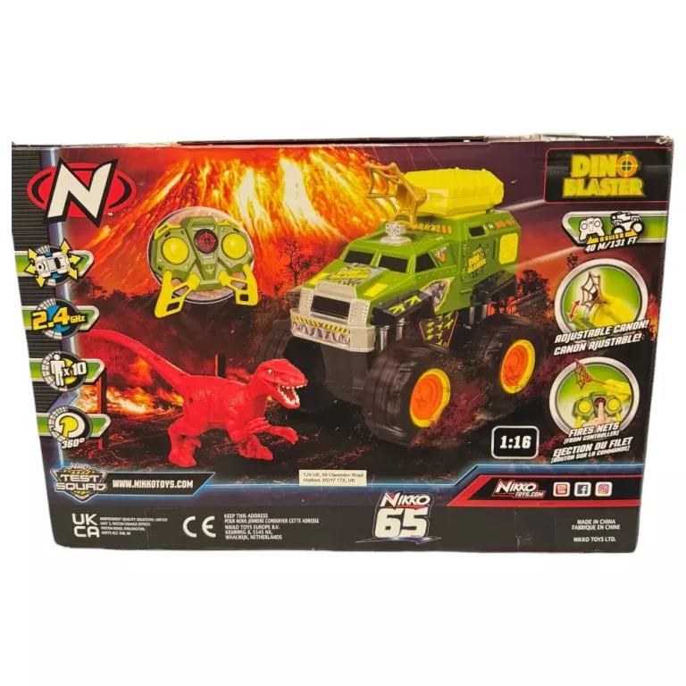 NIKKO DINO BLASTER RC AUTO STEROWANE ZDALNIE