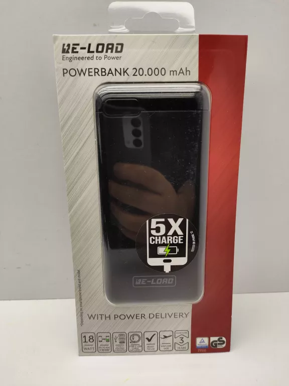 POWERBANK RE-LOAD 20.000 MAH