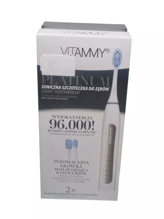 SZCZOTECZKA SONICZNA DO ZĘBÓW VITAMMY PLATINUM 96000R/MIN