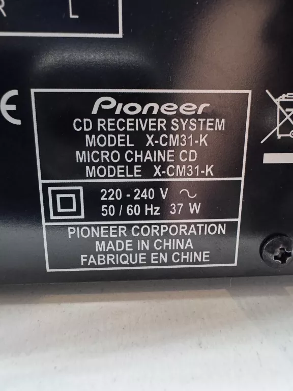 WIEŻA PIONEER X-CM31-K OPIS!!!!!!