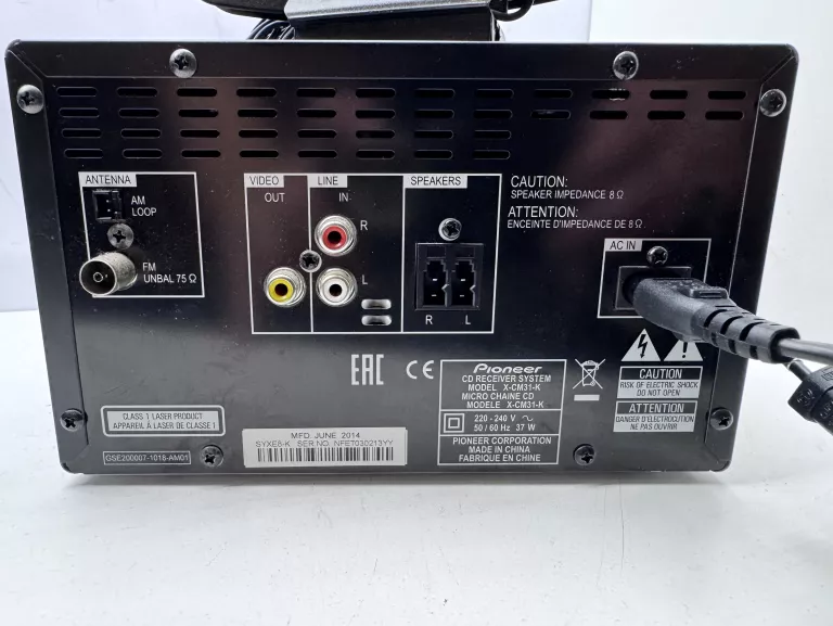 WIEŻA PIONEER X-CM31-K OPIS!!!!!!