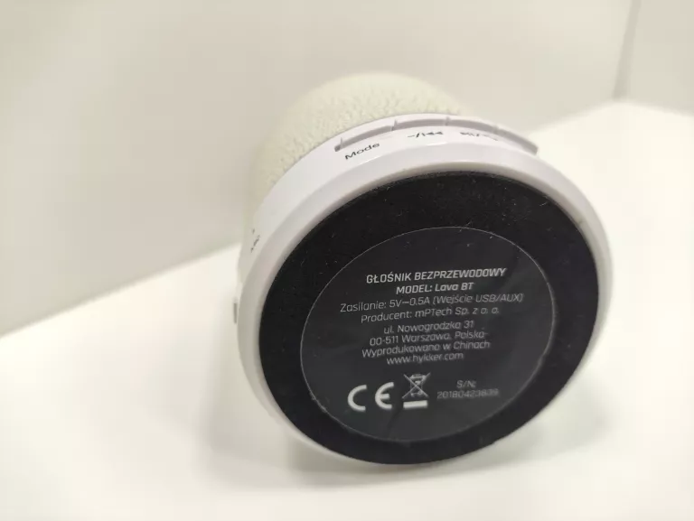 GŁOŚNIK BLUETOOTH HYKKER LAVA BT
