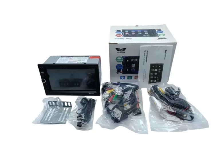 RADIO SAMOCHODOWE VORDON AC-8280 WALLY 2-DIN KAM COFANIA JAK NOWE KPL