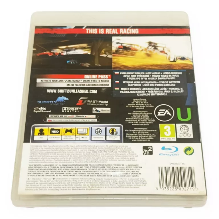 GRA NEED FOR SPEED SHIFT 2 UNLEASHED PL (PS3)