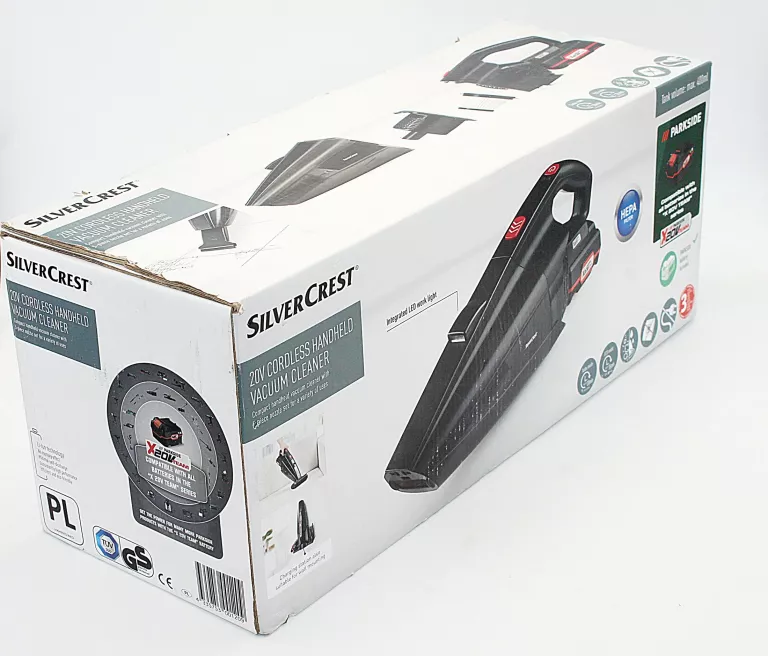 AKUMULATOROWY ODKURZACZ RĘCZNY SILVERCREST SHSA 20-LI A1 20V