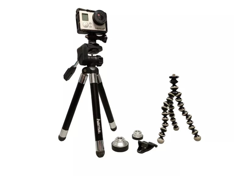 KAMERA GOPRO HERO 3+ + 2X STATYW