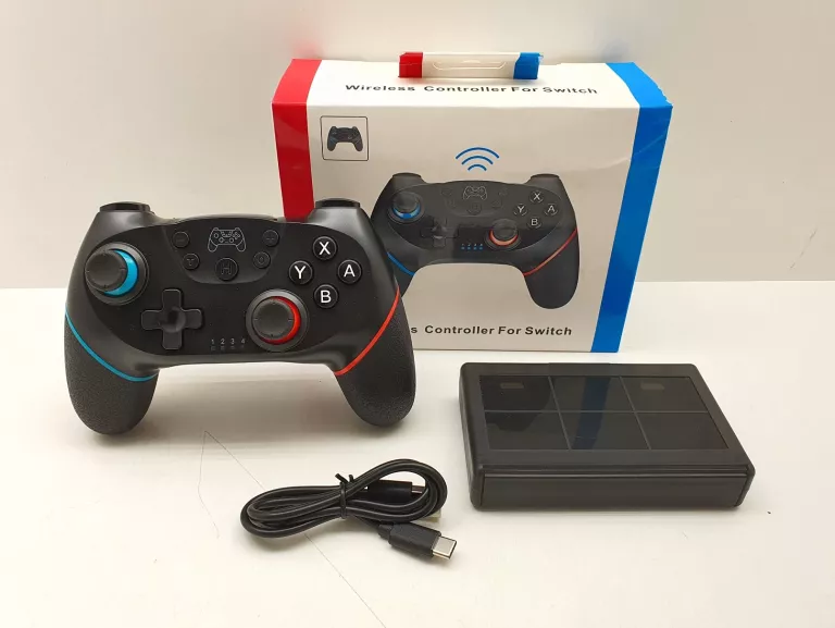 KONTROLER PAD BEZPRZEWODOWY BLUETOOTH NINTENDO SWITCH PC CZARNY