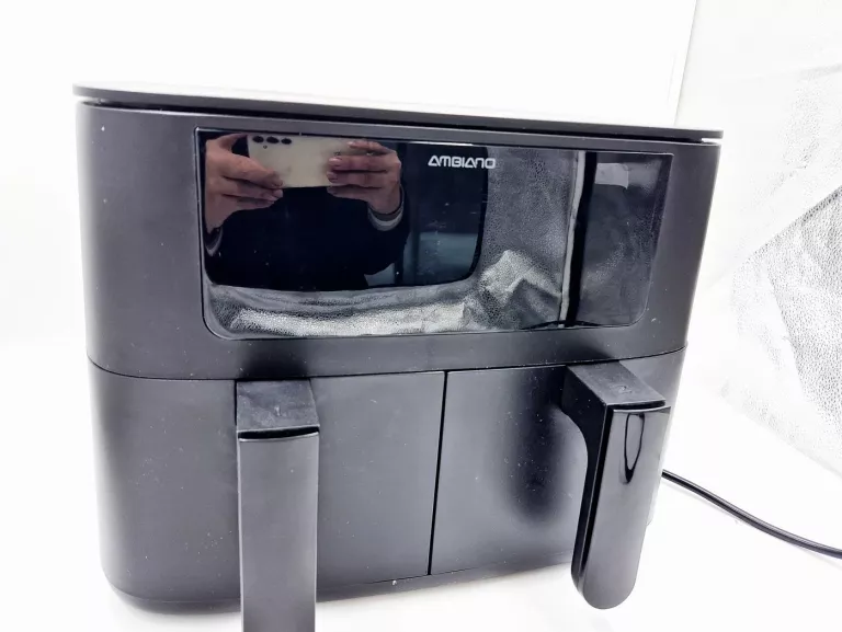 FRYTKOWNICA BEZTŁUSZCZOWA DWUKOMOROWA AIR FRYER AMBIANO 8L GT-DAF-01