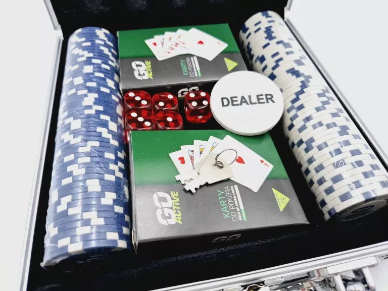 GOACTIVE ZESTAW DO POKERA W WALIZCE POKER GRA
