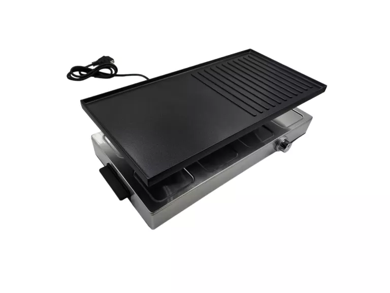 GRILL ELEKTRYCZNY BISTRO GOURMET DWUSTRONNA PŁYTA + RACLETTE