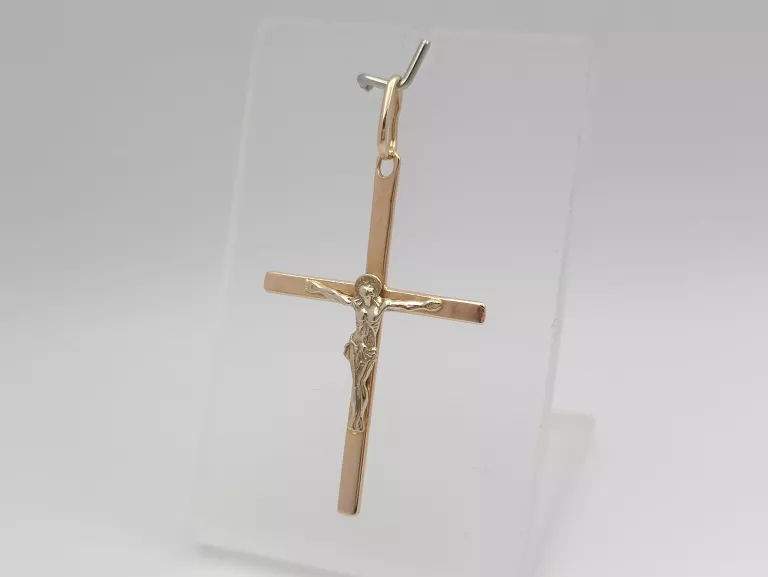 ZŁOTA ZAWIESZKA KRZYŻ - 585 14K 1,73G