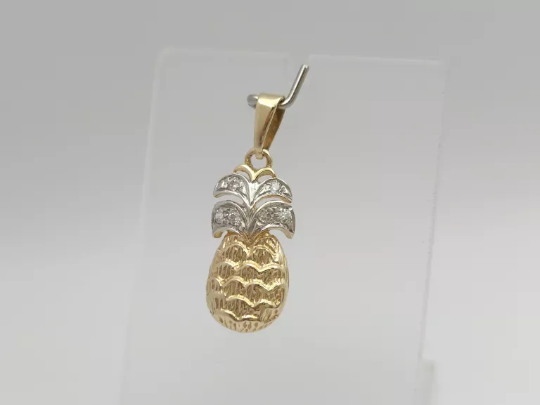 zlota-zawieszka-ananas-585-14k-214g-stan-11323-2