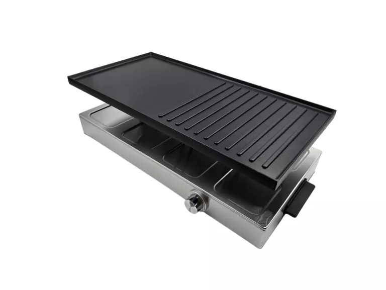 GRILL ELEKTRYCZNY BISTRO GOURMET DWUSTRONNA PŁYTA + RACLETTE