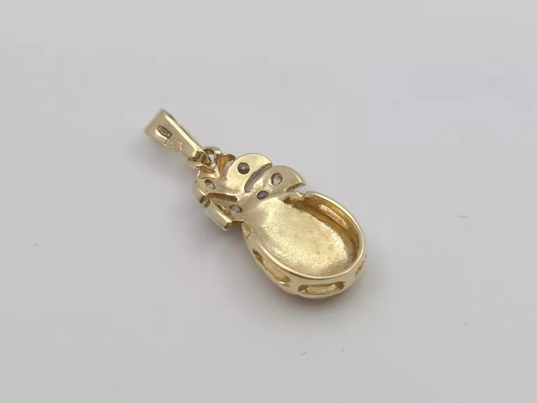 ZŁOTA ZAWIESZKA ANANAS - 585 14K 2,14G