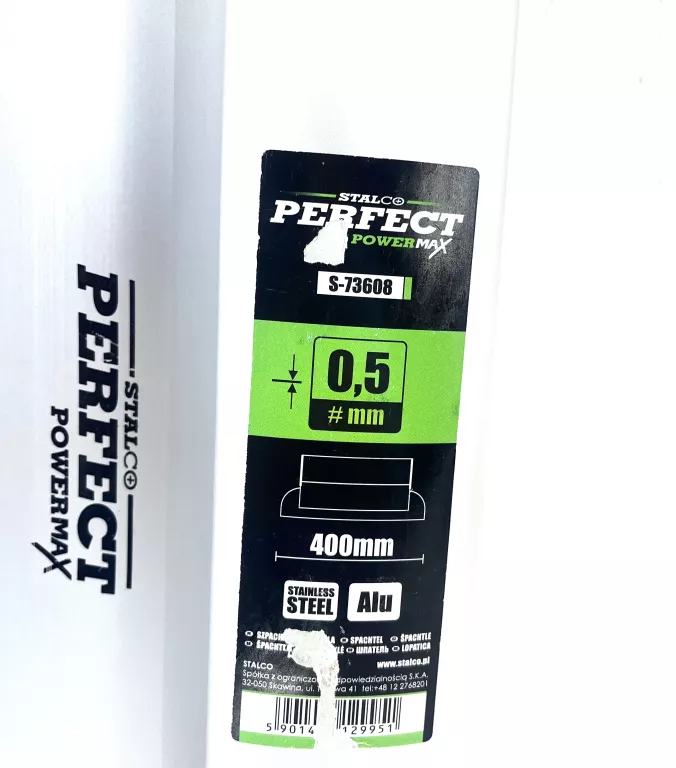 SZPACHLA ALUMINIOWA 400X0.5MM STALCO PERFECT