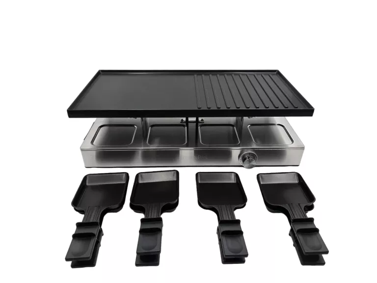 GRILL ELEKTRYCZNY BISTRO GOURMET DWUSTRONNA PŁYTA + RACLETTE