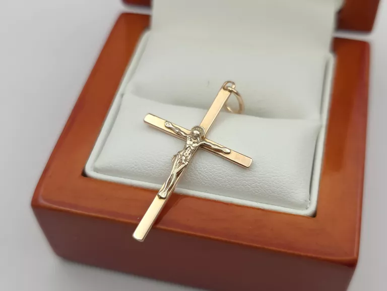 ZŁOTA ZAWIESZKA KRZYŻ - 585 14K 1,73G