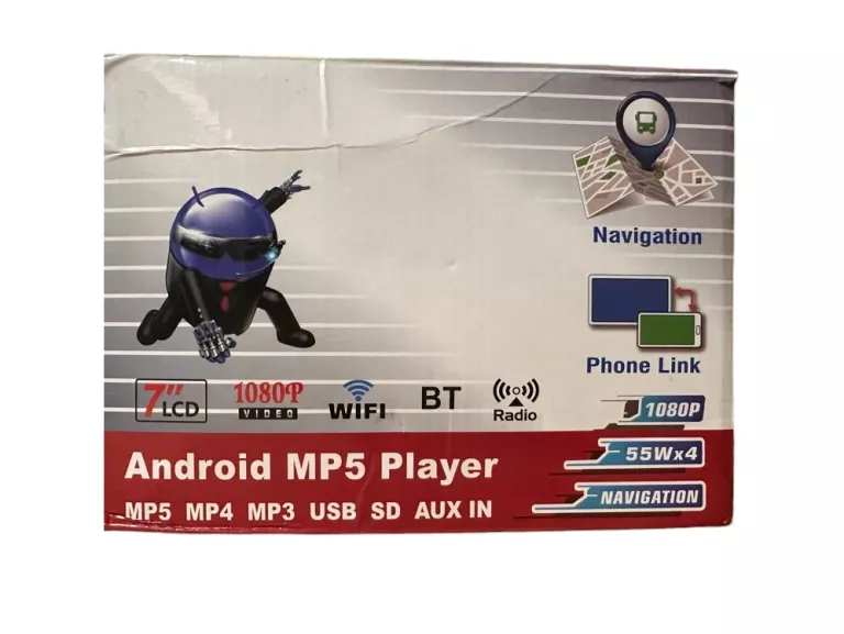 RADIO SAMOCHODOWE ANDROID MP5 PLAYER BT