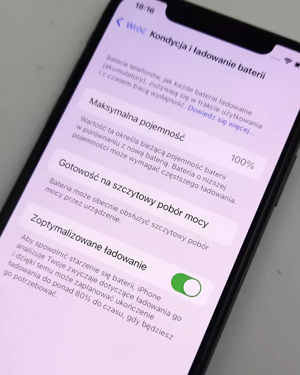 TELEFON IPHONE X A1865 (MQCK2LL/A) 64GB/BATERIA 100% (NIE Z SIECI)