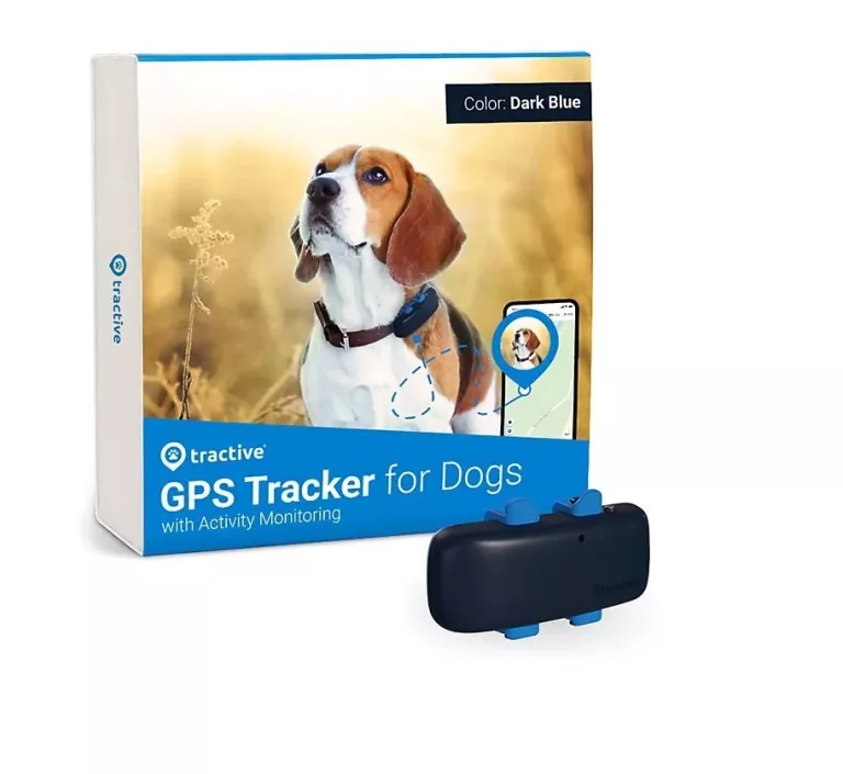 OBROŻA GPS DLA PSA TRACTIVE DOG 4 Z MONITOROWANIEM ZDROWIA| CIEMNONIEBIESK