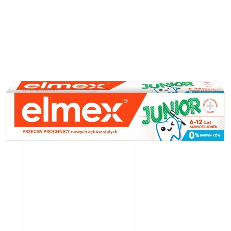 ELMEX JUNIOR 6-12 LAT PASTA DO ZĘBÓW 75ML