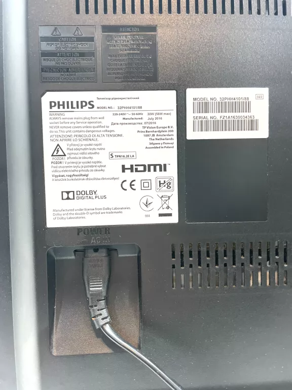 TELEWIZOR LED PHILIPS 32PHH4101/88