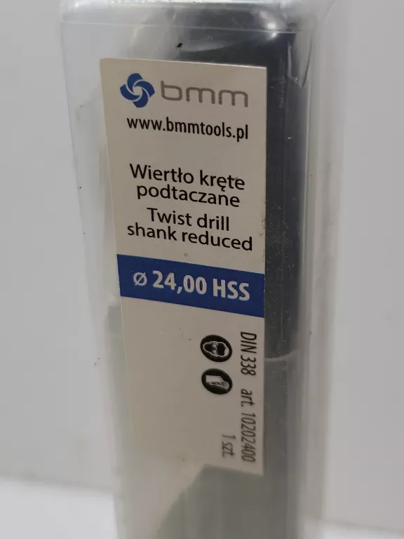 WIERTŁO KRĘTE O 24 HSS PODTACZANE BMM TOOLS