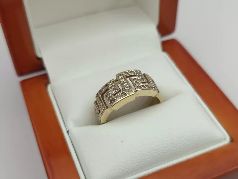 ZŁOTY PIERŚCIONEK - 585 14K R.12 3,34G