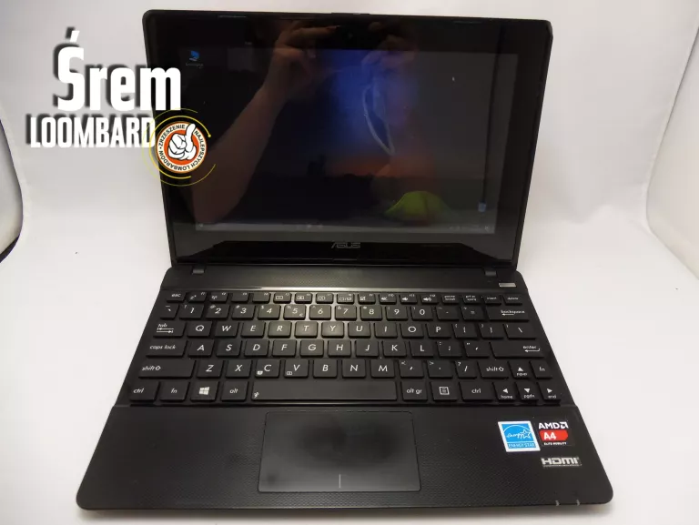 LAPTOP ASUS X102B, AMD A4-1200, WIN 10, 4GB RAM, DYSK 240GB SSD, ŁAD!