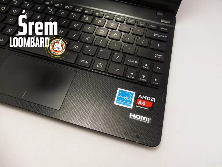 LAPTOP ASUS X102B, AMD A4-1200, WIN 10, 4GB RAM, DYSK 240GB SSD, ŁAD!