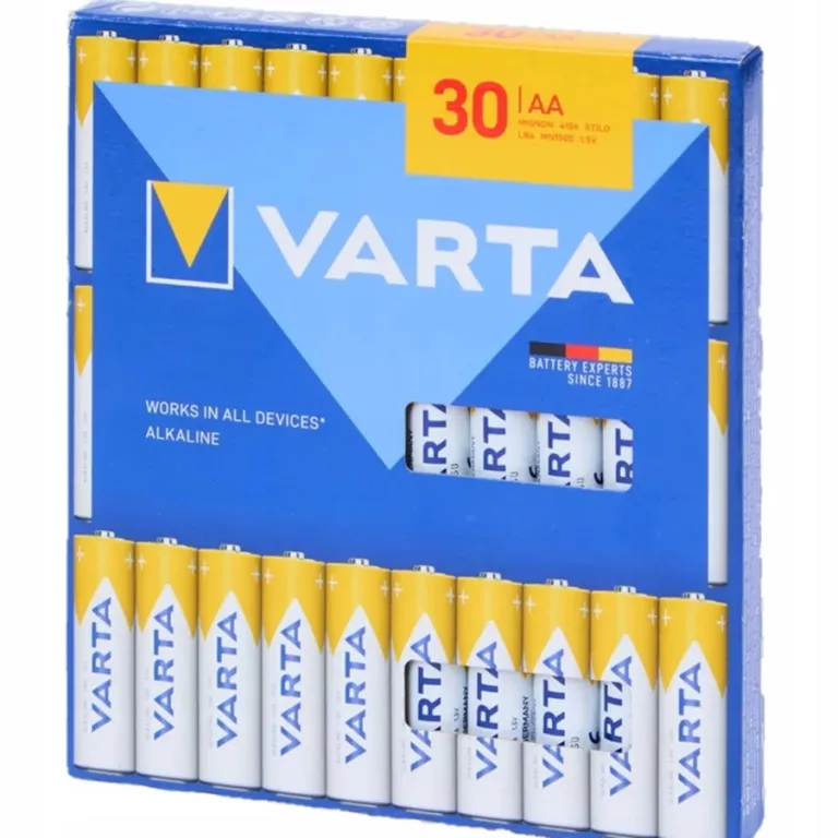 BATERIE ALKALICZNE VARTA AA 30 SZT