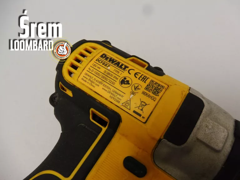 ZAKRĘTARKA DEWALT DCF887 2021R., SOLO, STAN BDB!